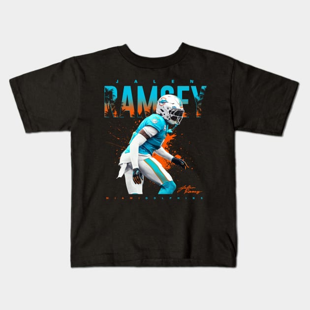 Jalen Ramsey Kids T-Shirt by Juantamad